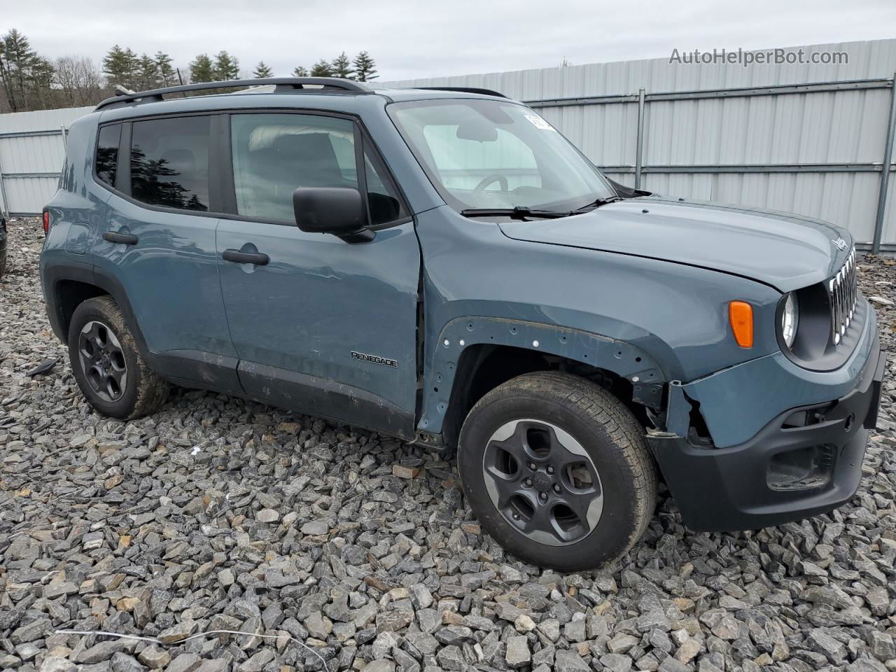 2018 Jeep Renegade Sport Gray vin: ZACCJBAB5JPJ01906