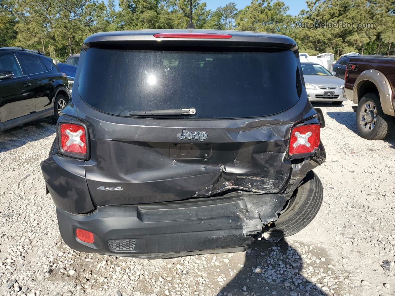 2018 Jeep Renegade Sport Gray vin: ZACCJBAB5JPJ36283