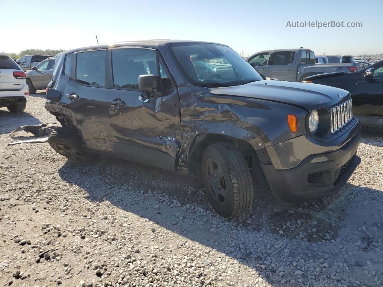 2018 Jeep Renegade Sport Gray vin: ZACCJBAB5JPJ36283