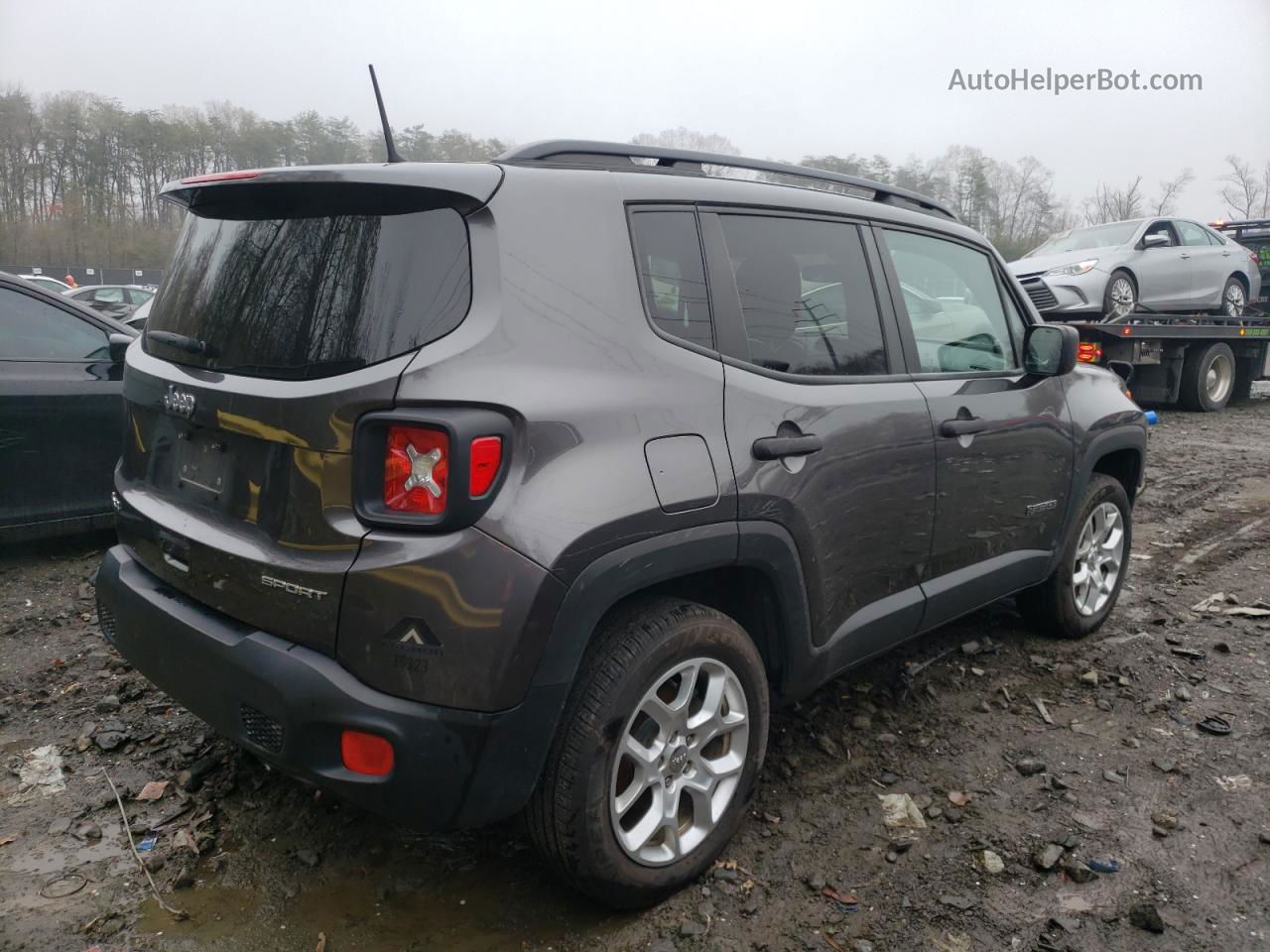 2018 Jeep Renegade Sport Gray vin: ZACCJBAB5JPJ42066