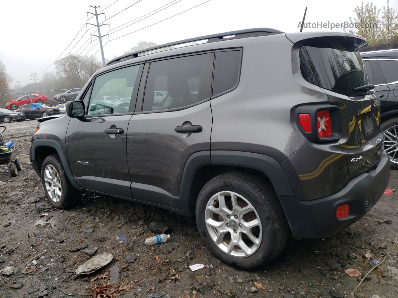 2018 Jeep Renegade Sport Gray vin: ZACCJBAB5JPJ42066