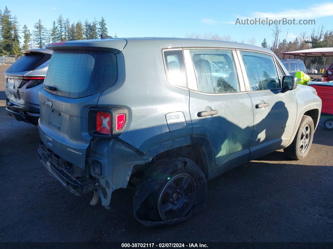 2018 Jeep Renegade Sport 4x4 Gray vin: ZACCJBAB5JPJ43444