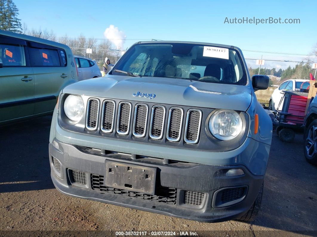 2018 Jeep Renegade Sport 4x4 Gray vin: ZACCJBAB5JPJ43444