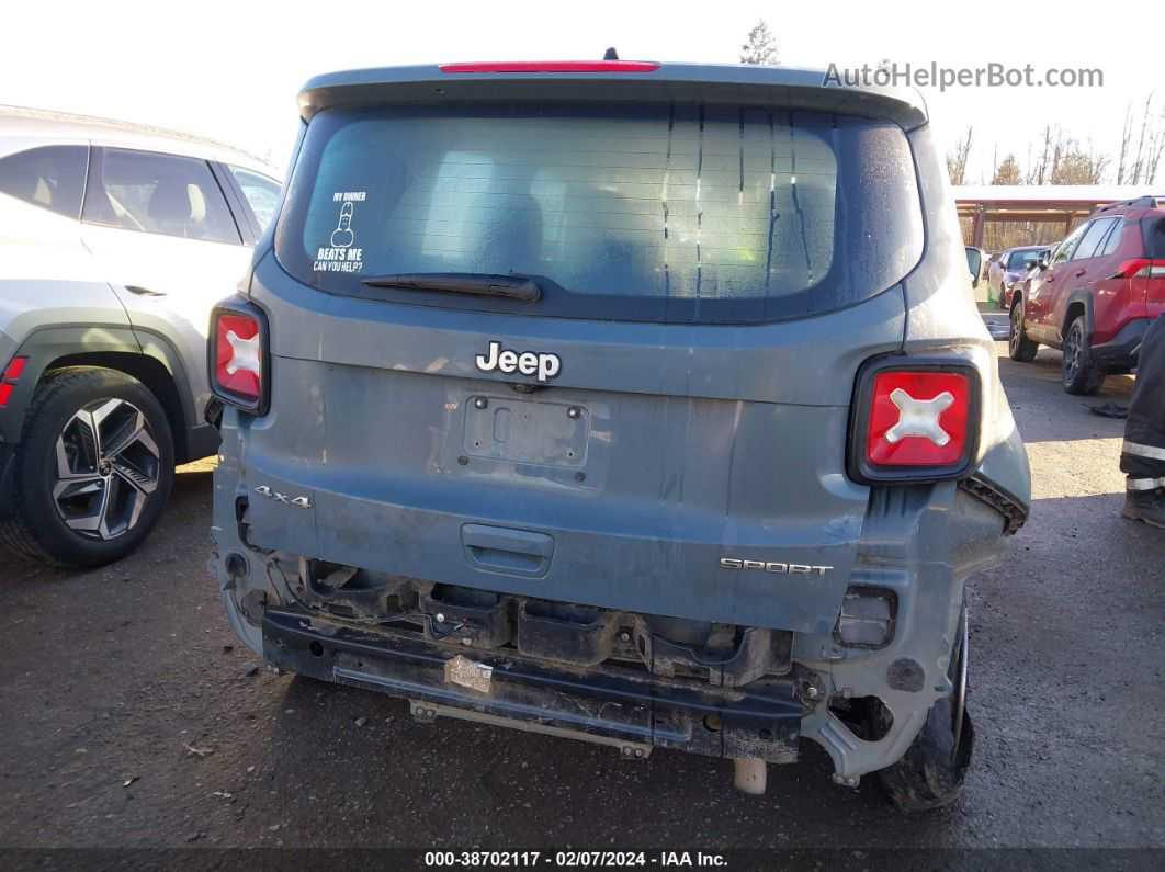 2018 Jeep Renegade Sport 4x4 Gray vin: ZACCJBAB5JPJ43444