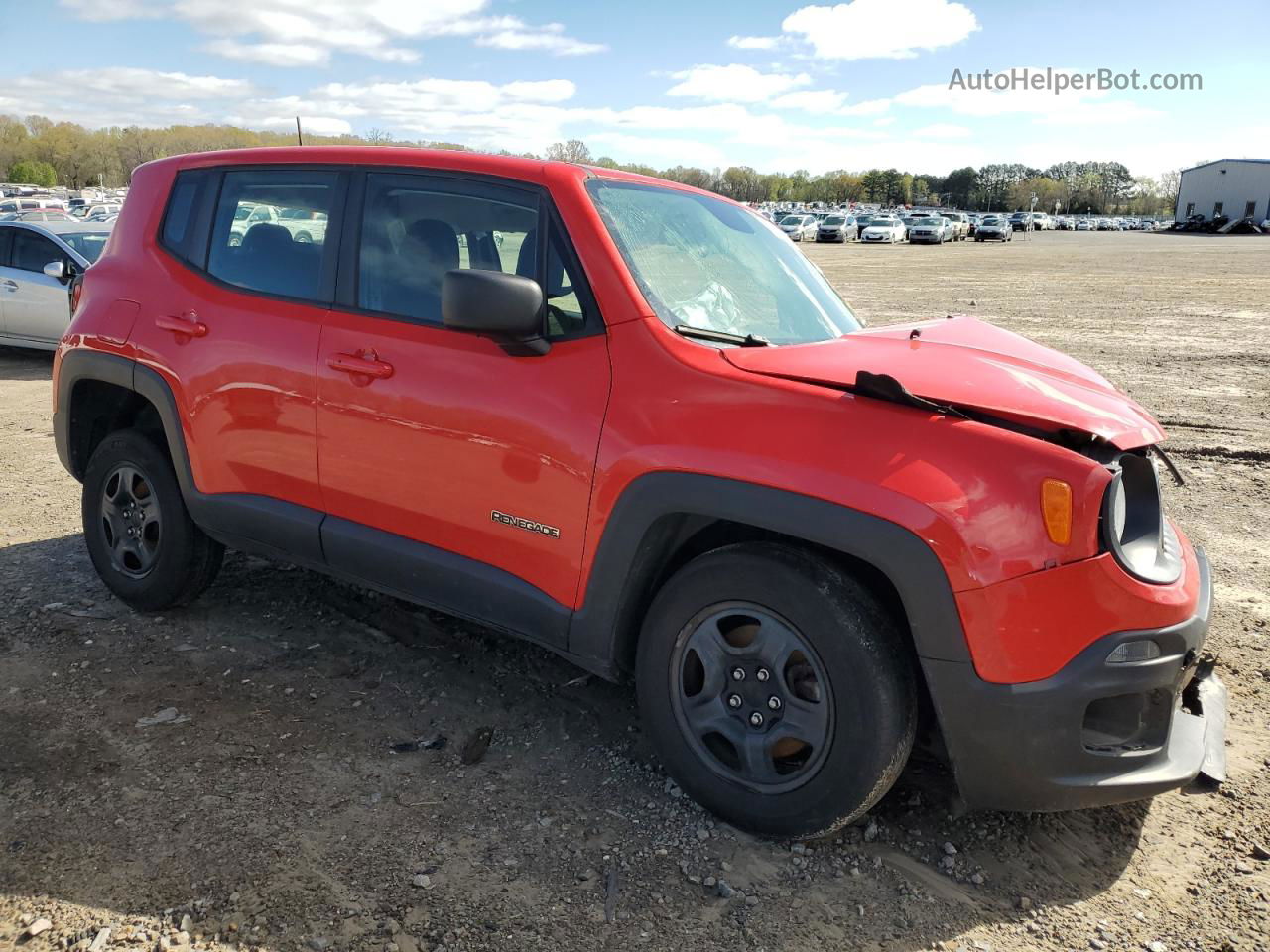 2017 Jeep Renegade Sport Red vin: ZACCJBAB6HPG18919