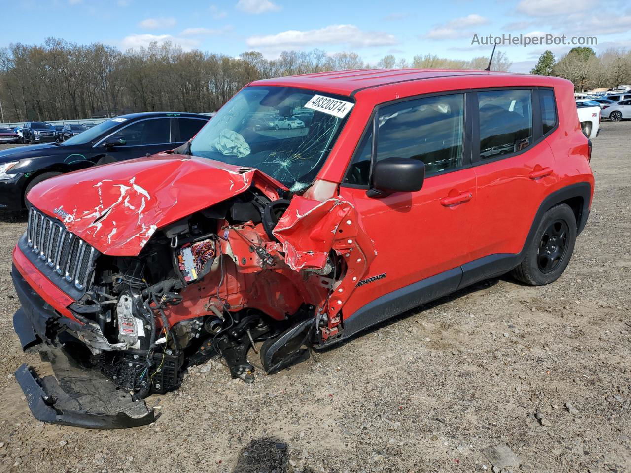 2017 Jeep Renegade Sport Red vin: ZACCJBAB6HPG18919