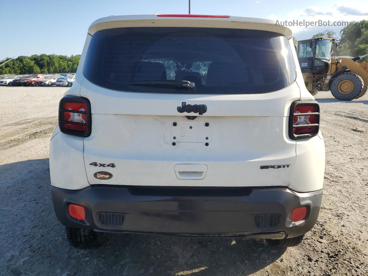 2018 Jeep Renegade Sport White vin: ZACCJBAB6JPH69541