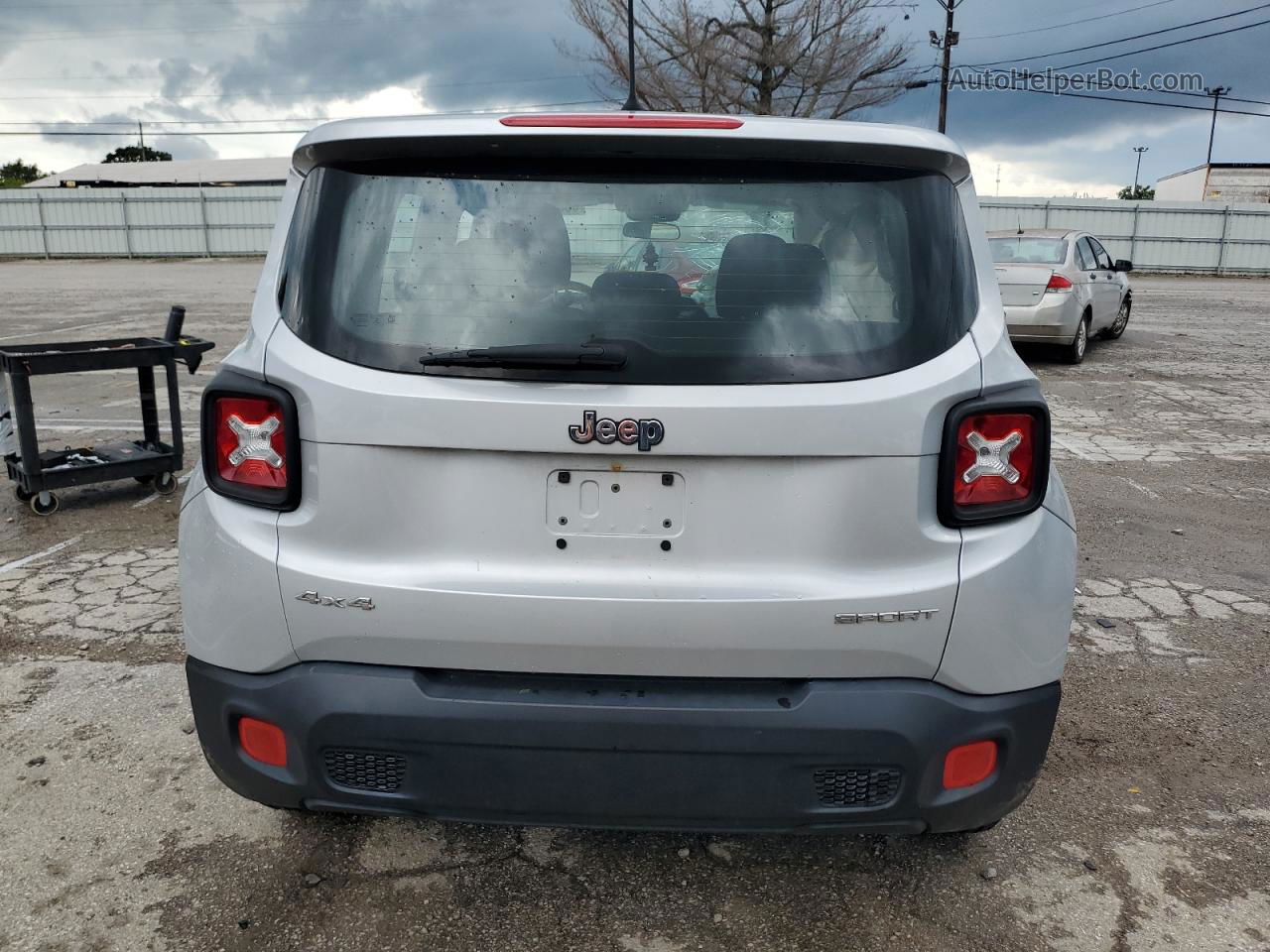 2017 Jeep Renegade Sport Silver vin: ZACCJBAB7HPF02080