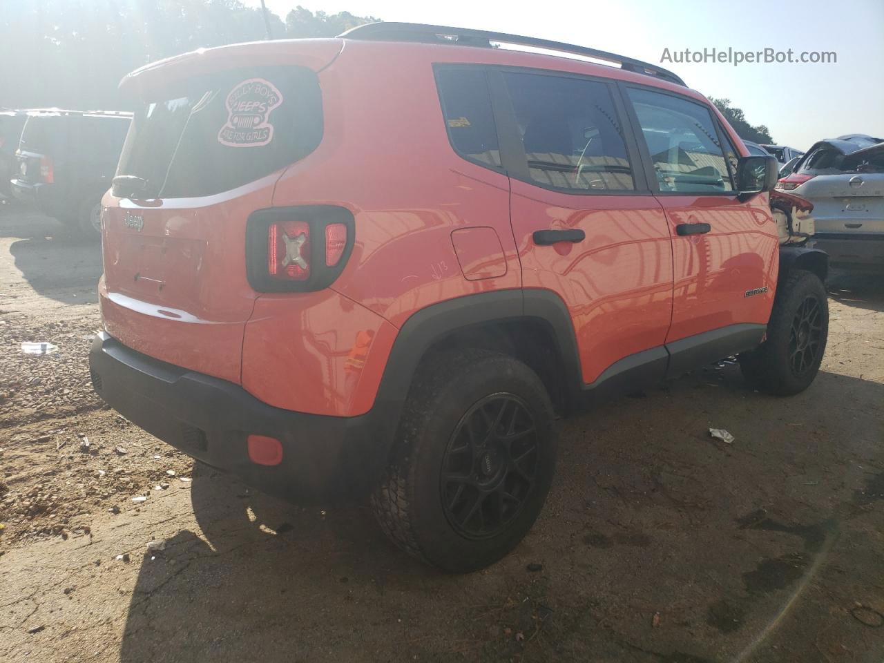 2017 Jeep Renegade Sport Orange vin: ZACCJBAB7HPF18103