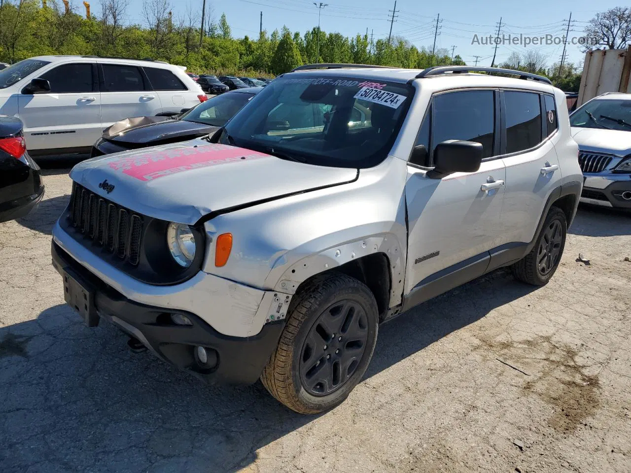 2018 Jeep Renegade Sport Серебряный vin: ZACCJBAB7JPH38833