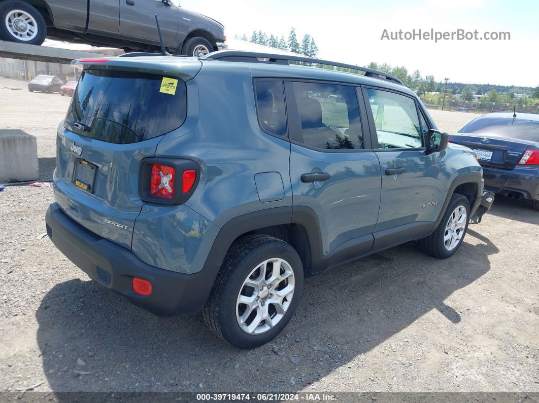 2018 Jeep Renegade Sport 4x4 Gray vin: ZACCJBAB7JPJ22028