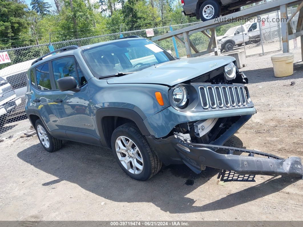 2018 Jeep Renegade Sport 4x4 Gray vin: ZACCJBAB7JPJ22028