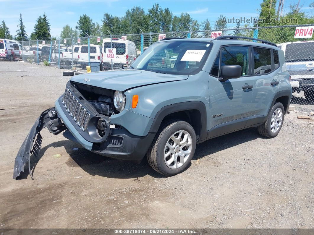 2018 Jeep Renegade Sport 4x4 Gray vin: ZACCJBAB7JPJ22028