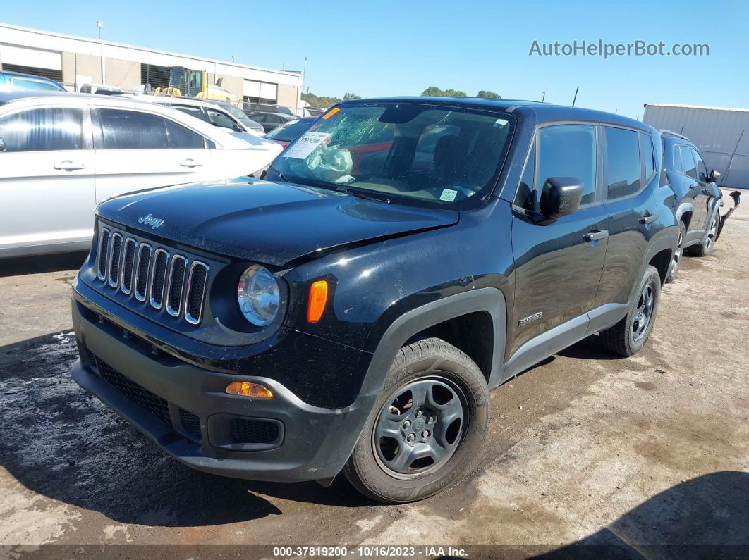 2017 Jeep Renegade Sport 4x4 Black vin: ZACCJBAB8HPG29890