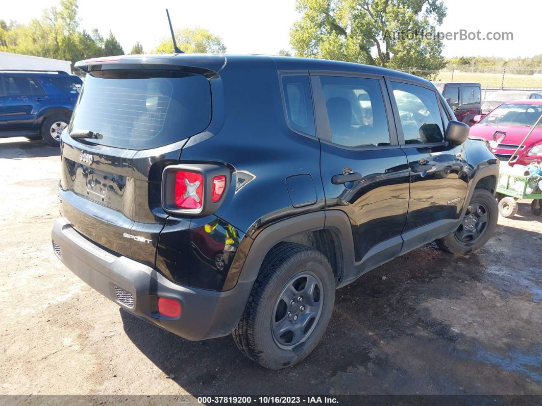 2017 Jeep Renegade Sport 4x4 Black vin: ZACCJBAB8HPG29890