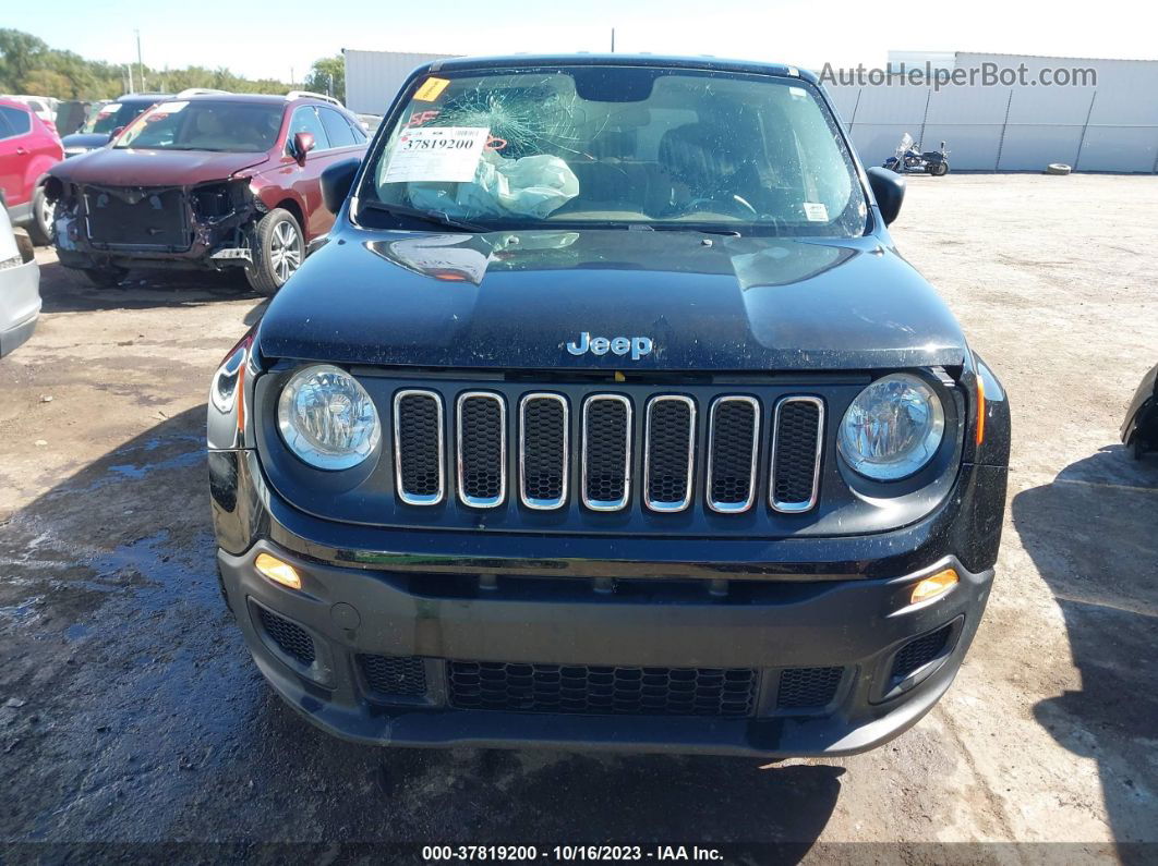 2017 Jeep Renegade Sport 4x4 Black vin: ZACCJBAB8HPG29890