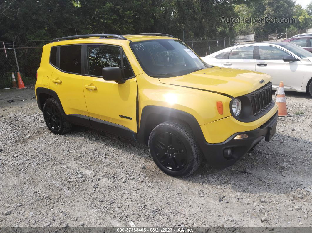 2018 Jeep Renegade Upland Edition Yellow vin: ZACCJBAB8JPH38470