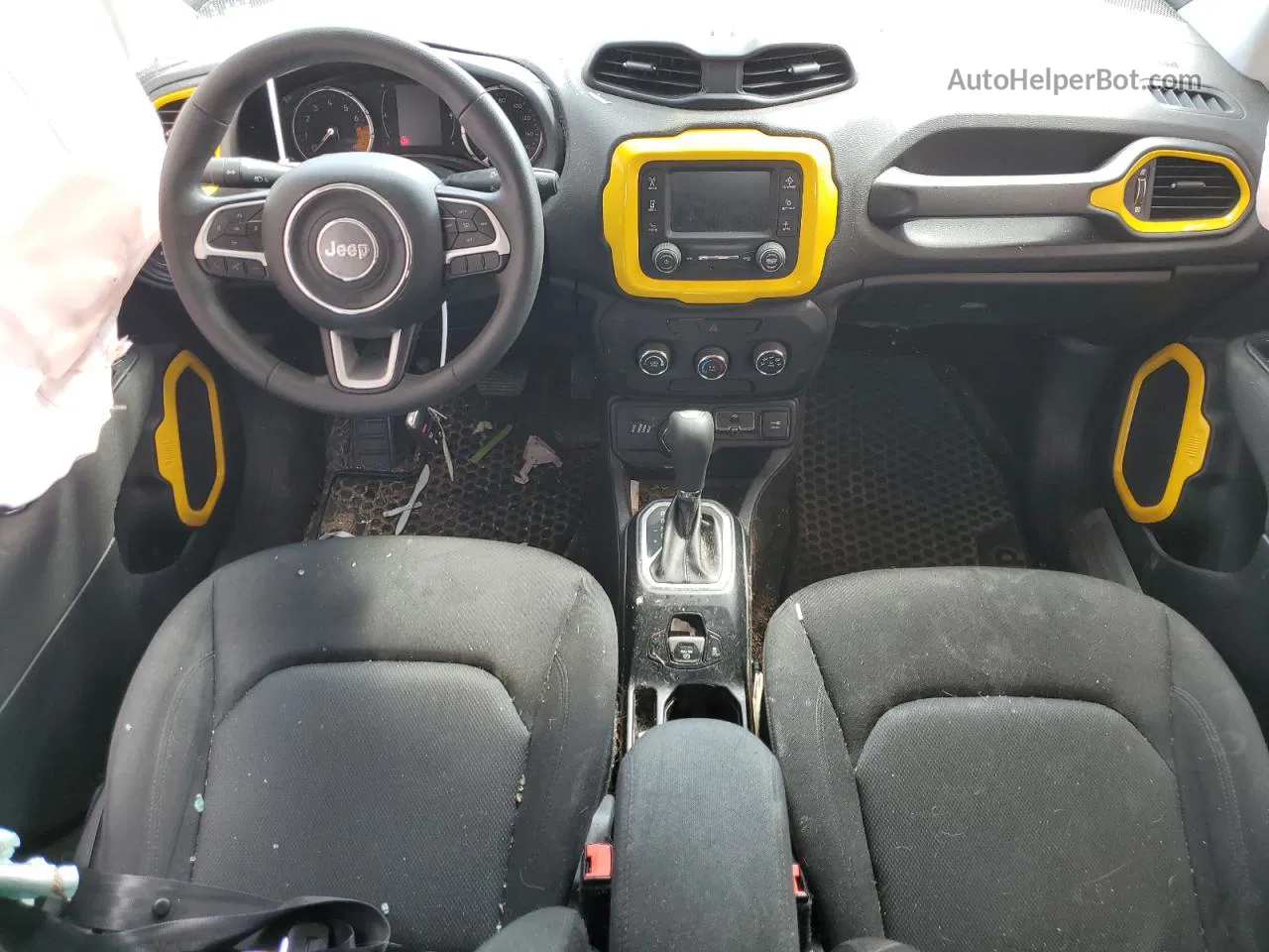 2018 Jeep Renegade Sport Yellow vin: ZACCJBAB8JPH65555