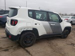 2017 Jeep Renegade Sport White vin: ZACCJBAB9HPE90997