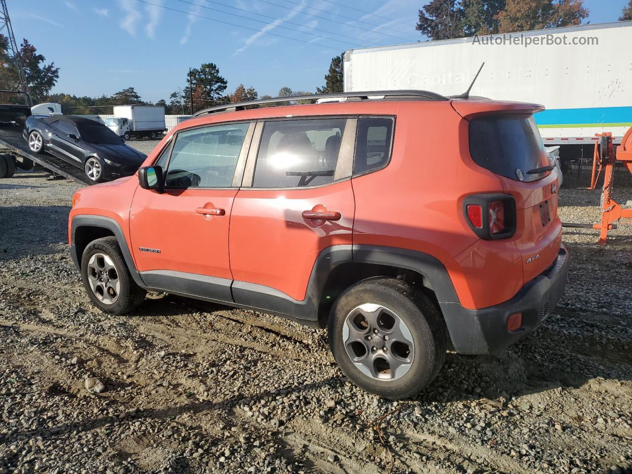 2017 Jeep Renegade Sport Orange vin: ZACCJBAB9HPG19255