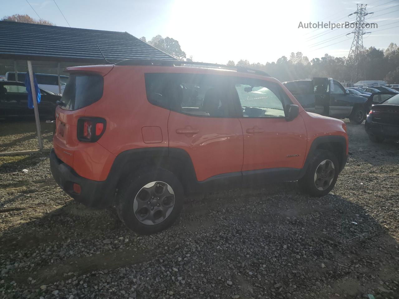 2017 Jeep Renegade Sport Orange vin: ZACCJBAB9HPG19255