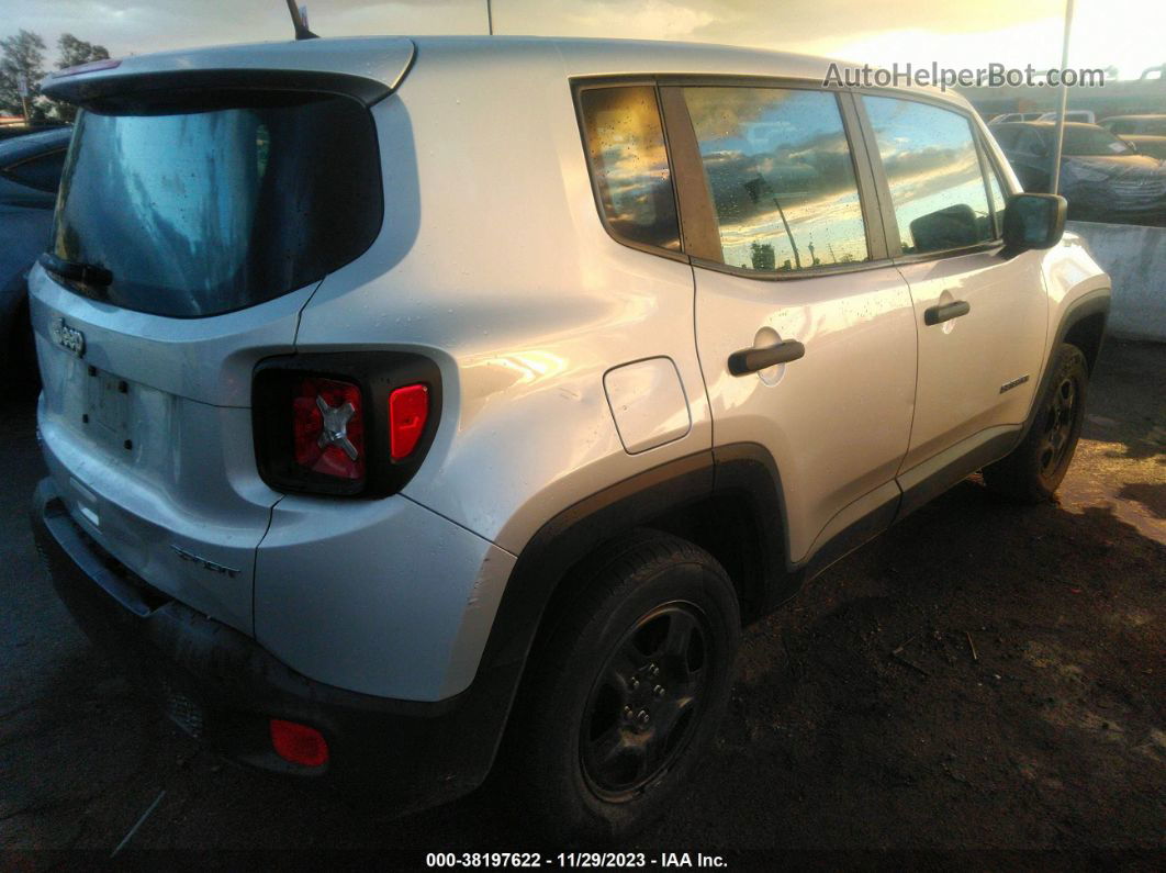 2018 Jeep Renegade Sport 4x4 Серебряный vin: ZACCJBAB9JPH79304