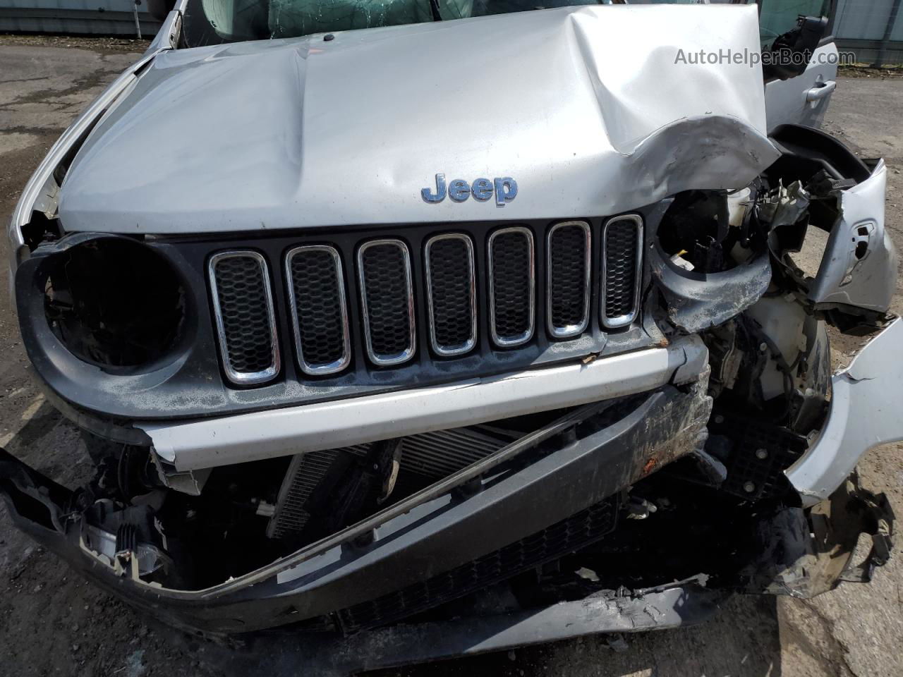 2017 Jeep Renegade Sport Silver vin: ZACCJBABXHPG18096