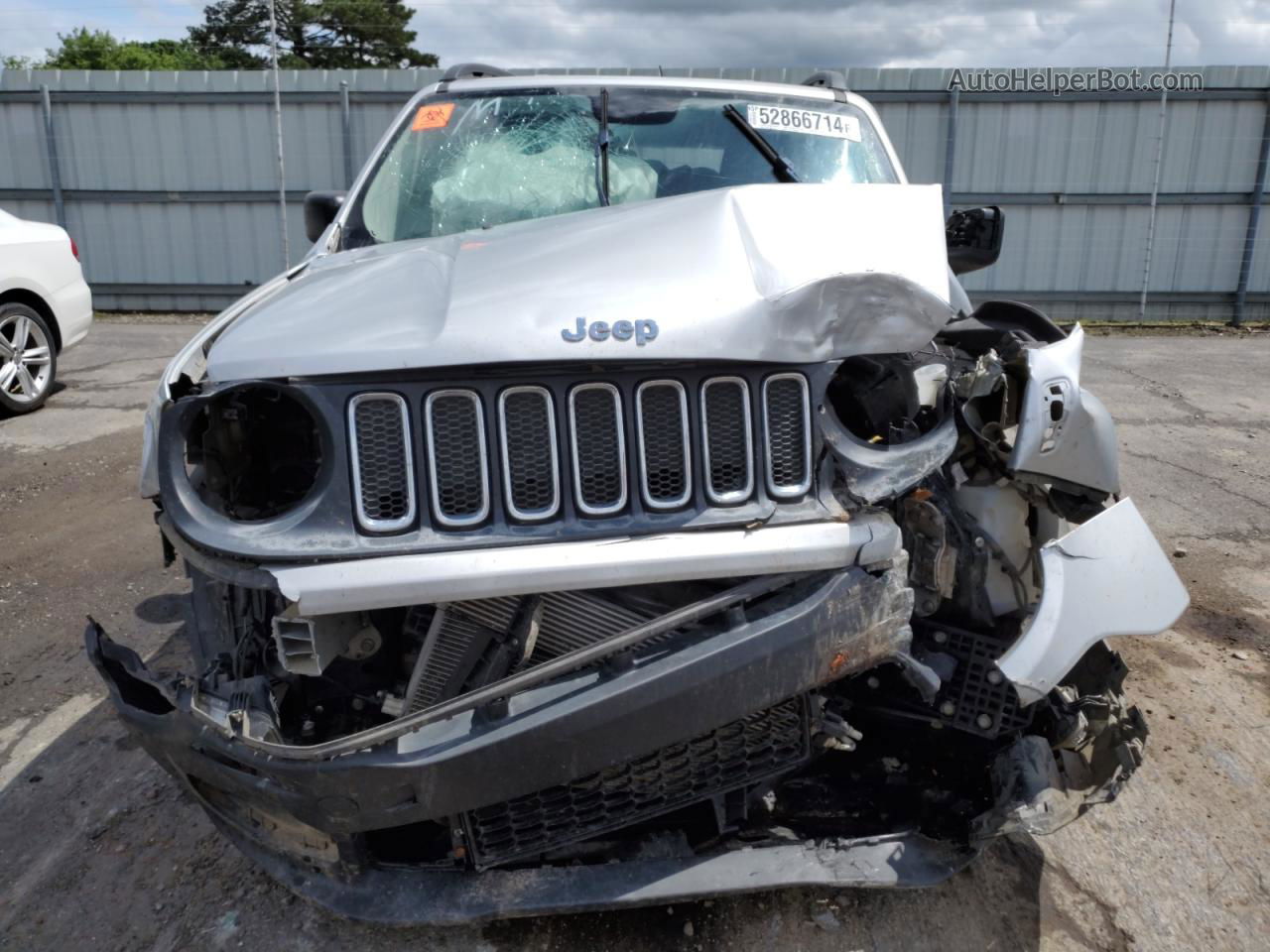 2017 Jeep Renegade Sport Silver vin: ZACCJBABXHPG18096