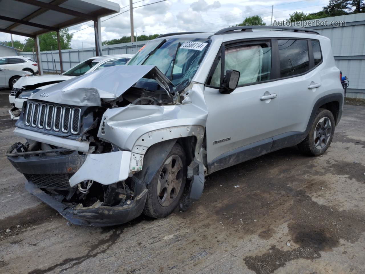 2017 Jeep Renegade Sport Silver vin: ZACCJBABXHPG18096