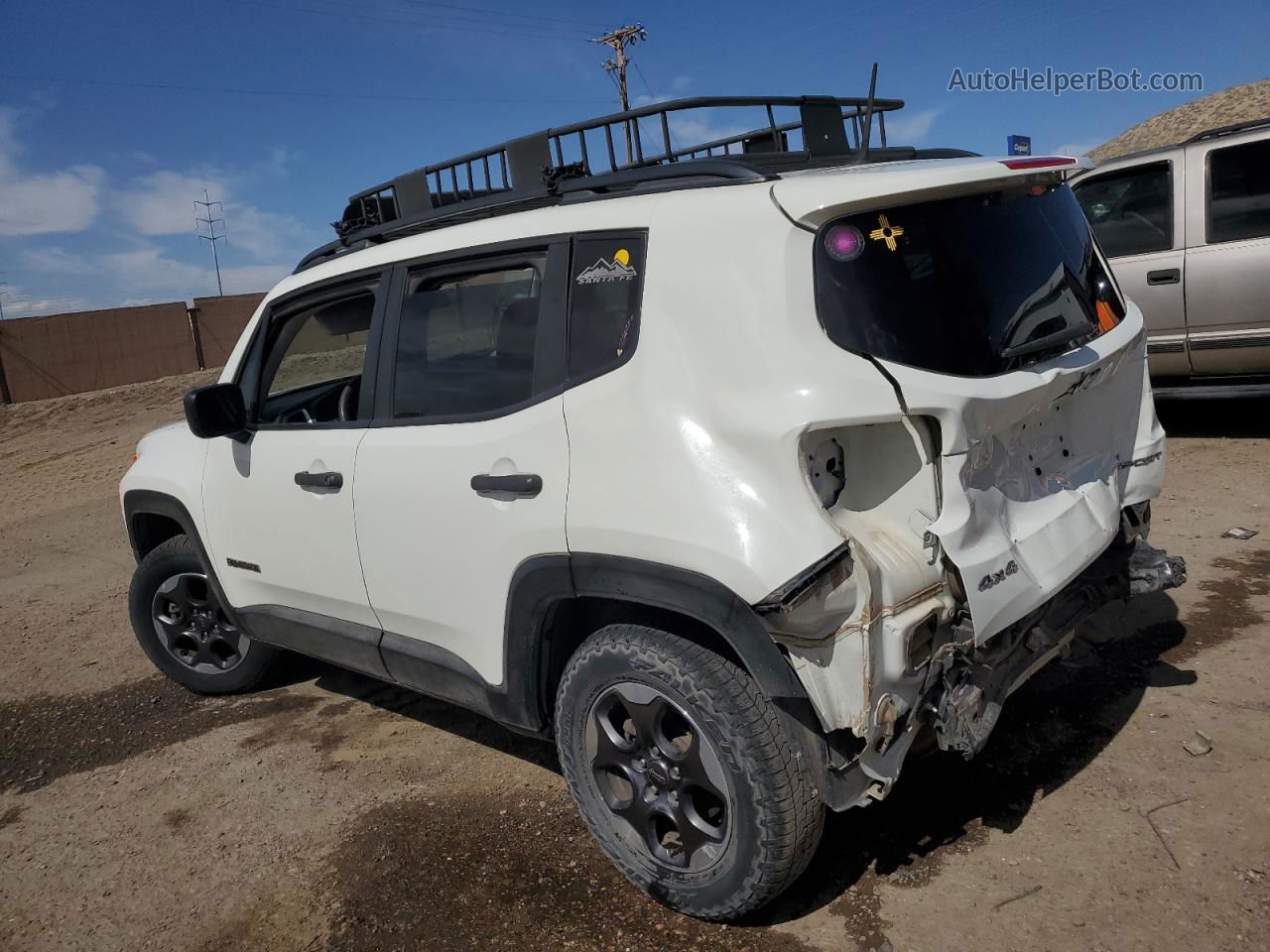 2017 Jeep Renegade Sport White vin: ZACCJBABXHPG21502