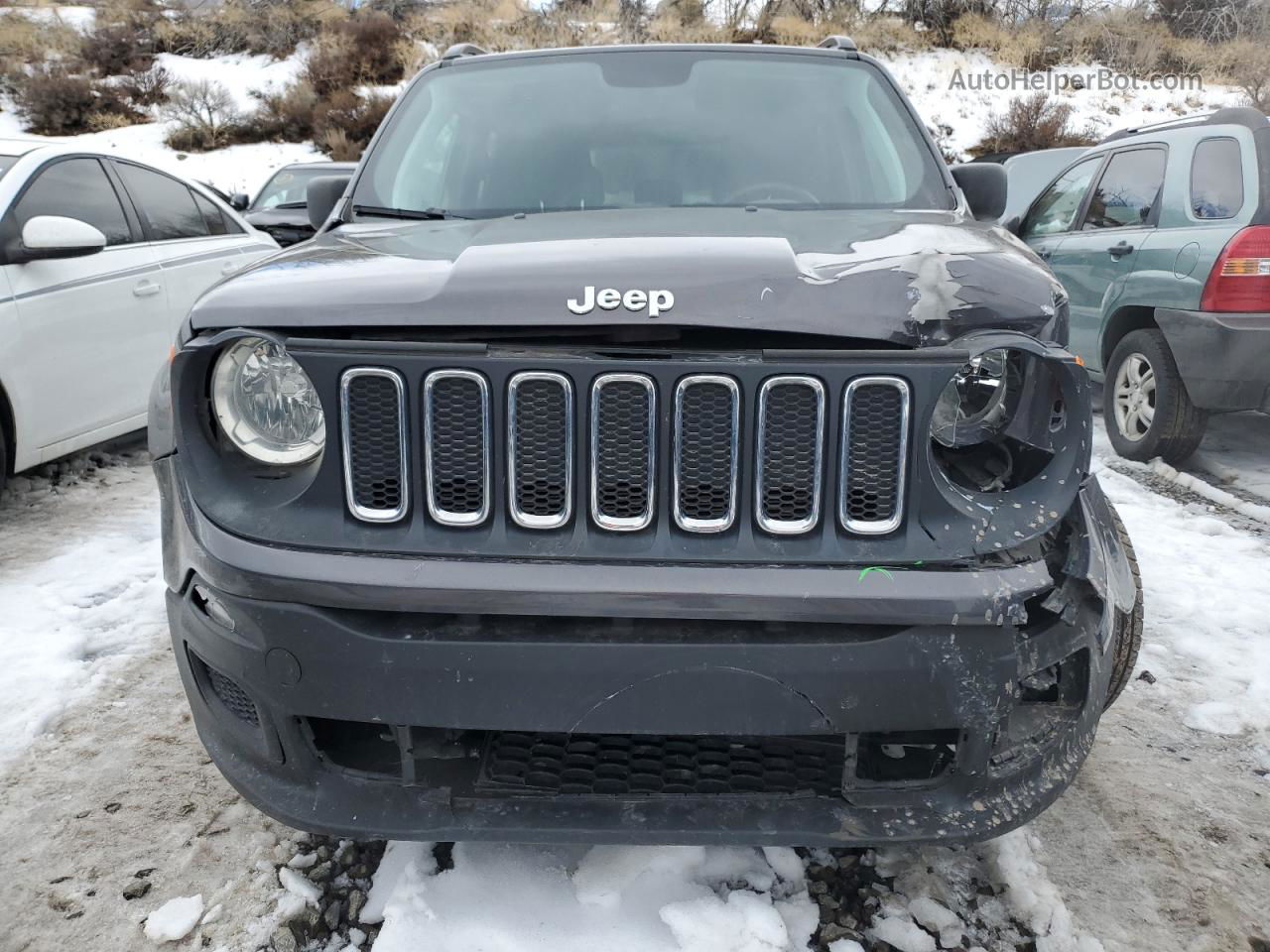 2018 Jeep Renegade Sport Gray vin: ZACCJBABXJPG98537