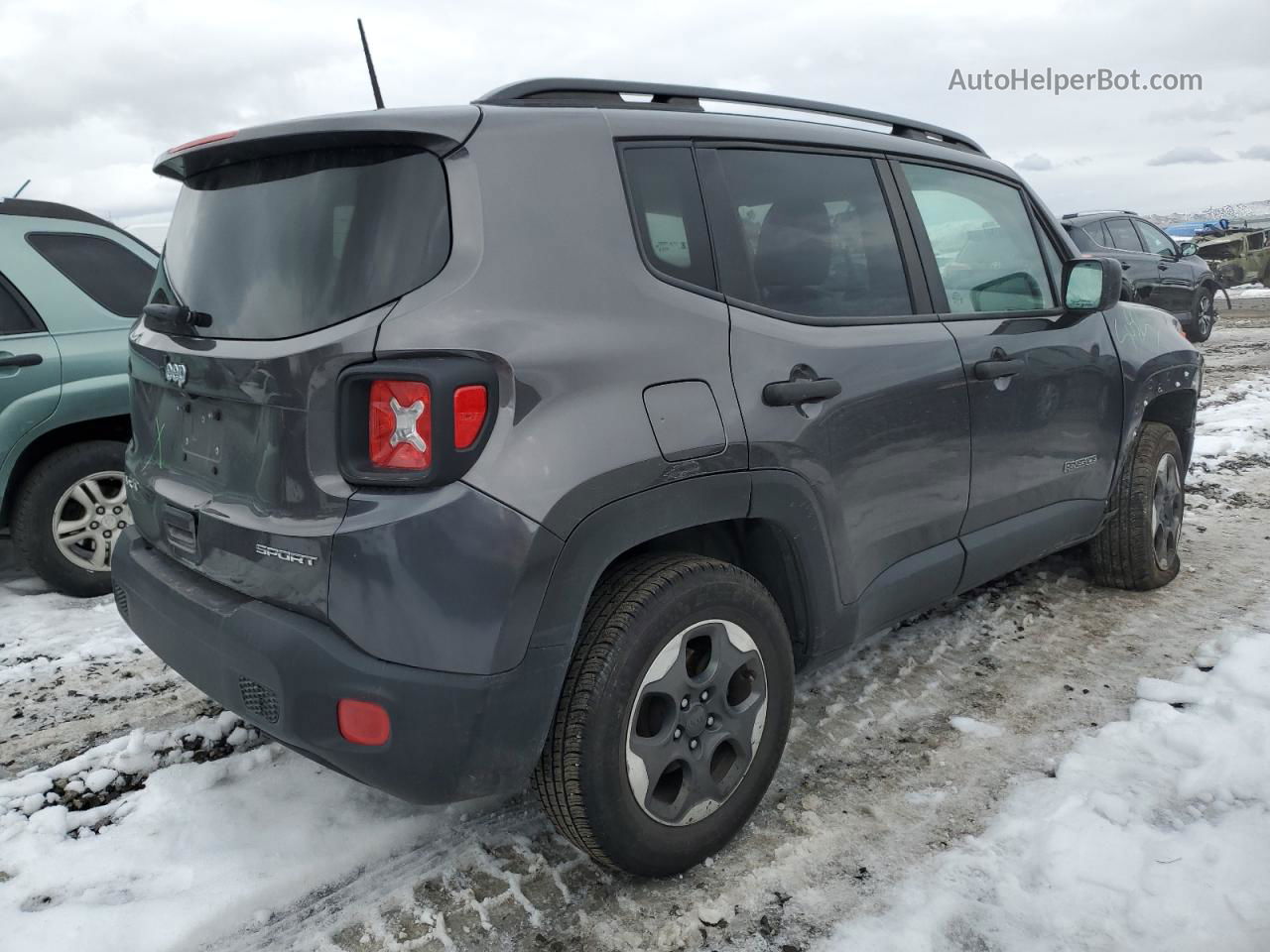 2018 Jeep Renegade Sport Gray vin: ZACCJBABXJPG98537