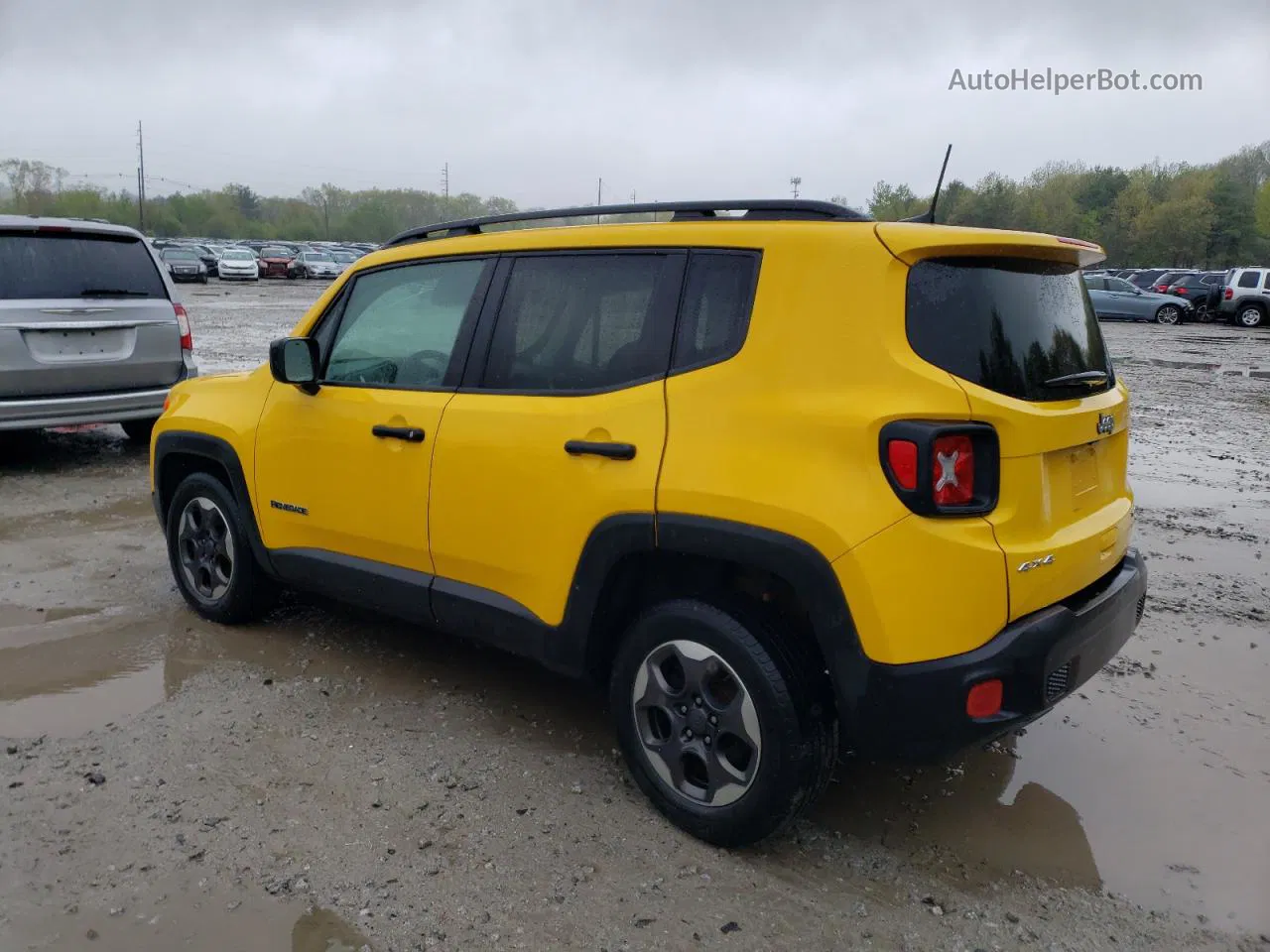 2018 Jeep Renegade Sport Желтый vin: ZACCJBABXJPH55674