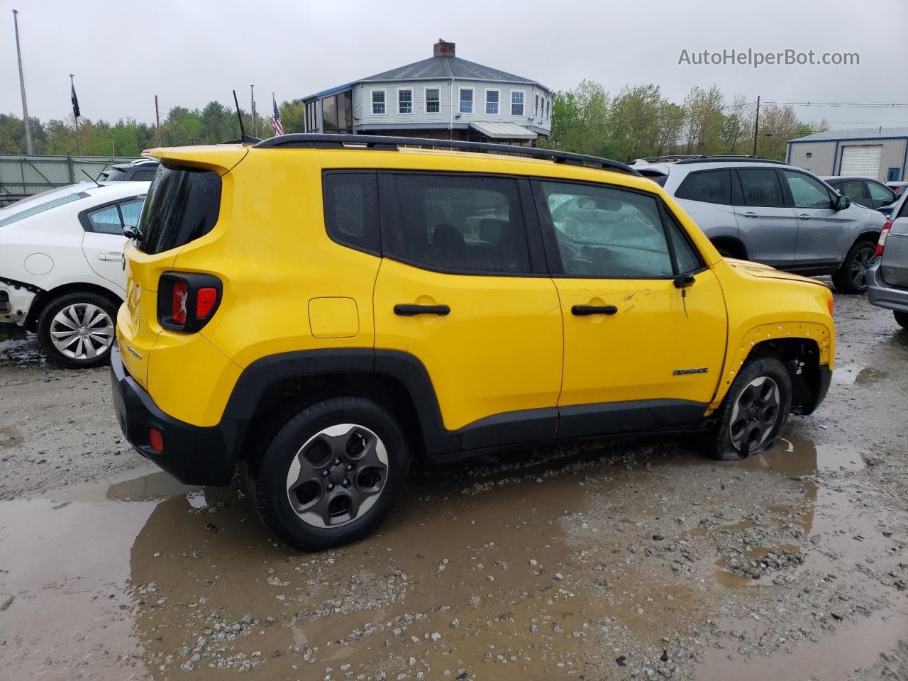 2018 Jeep Renegade Sport Yellow vin: ZACCJBABXJPH55674