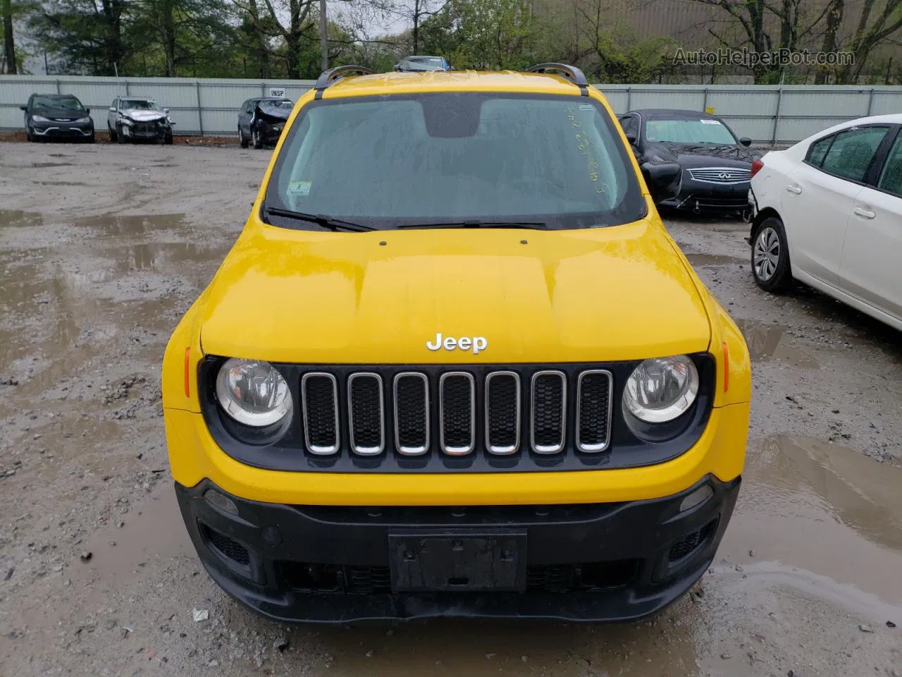 2018 Jeep Renegade Sport Yellow vin: ZACCJBABXJPH55674