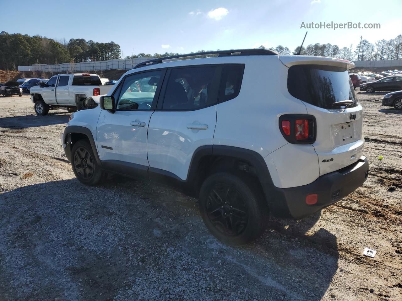 2018 Jeep Renegade Sport White vin: ZACCJBABXJPH80414