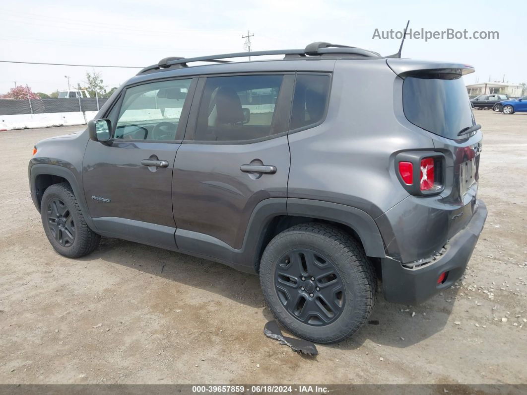 2018 Jeep Renegade Upland Edition 4x4 Gray vin: ZACCJBABXJPH84334