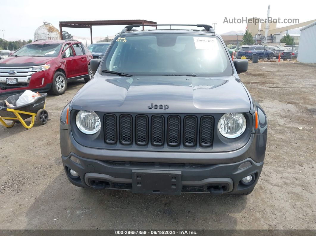 2018 Jeep Renegade Upland Edition 4x4 Gray vin: ZACCJBABXJPH84334