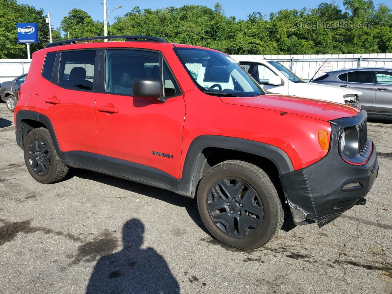 2018 Jeep Renegade Sport Red vin: ZACCJBABXJPH93275