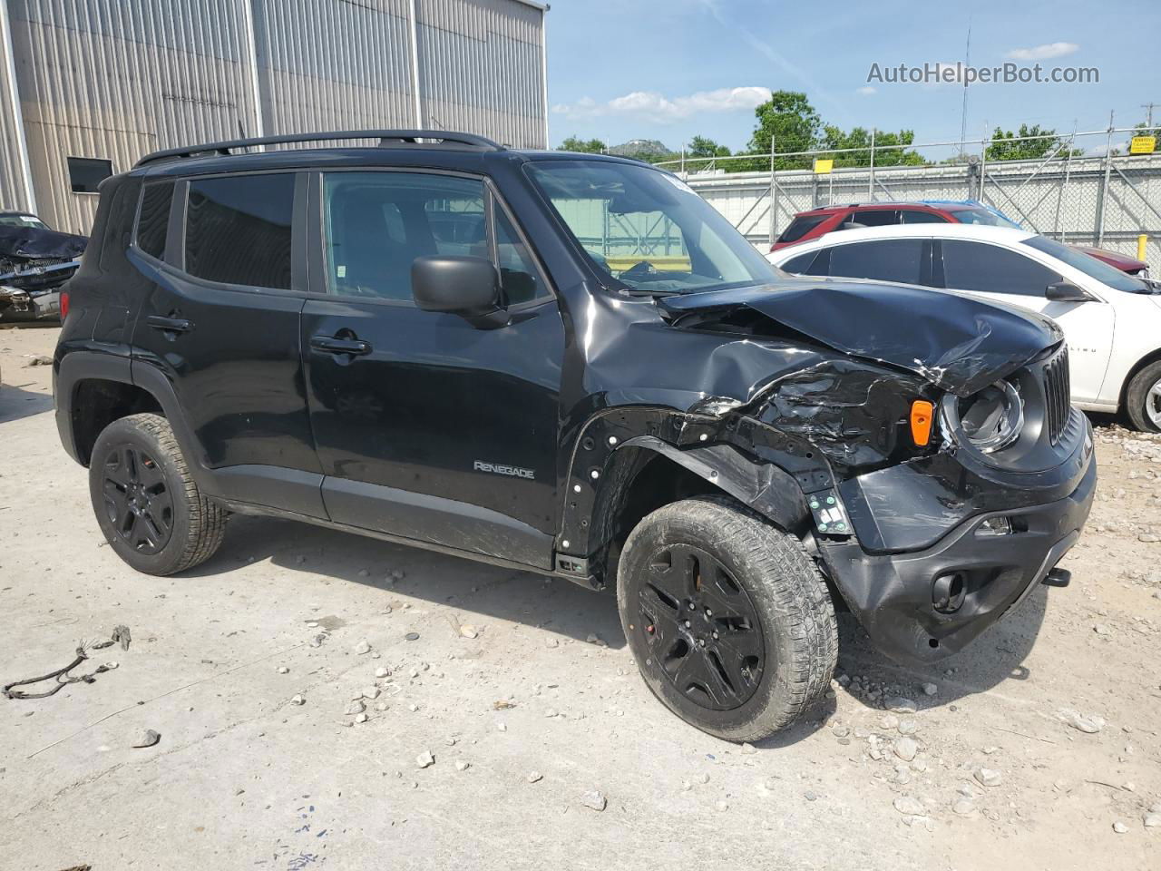 2018 Jeep Renegade Sport Black vin: ZACCJBABXJPJ02338