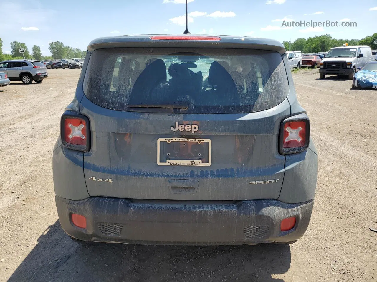 2018 Jeep Renegade Sport Blue vin: ZACCJBAH2JPH43989