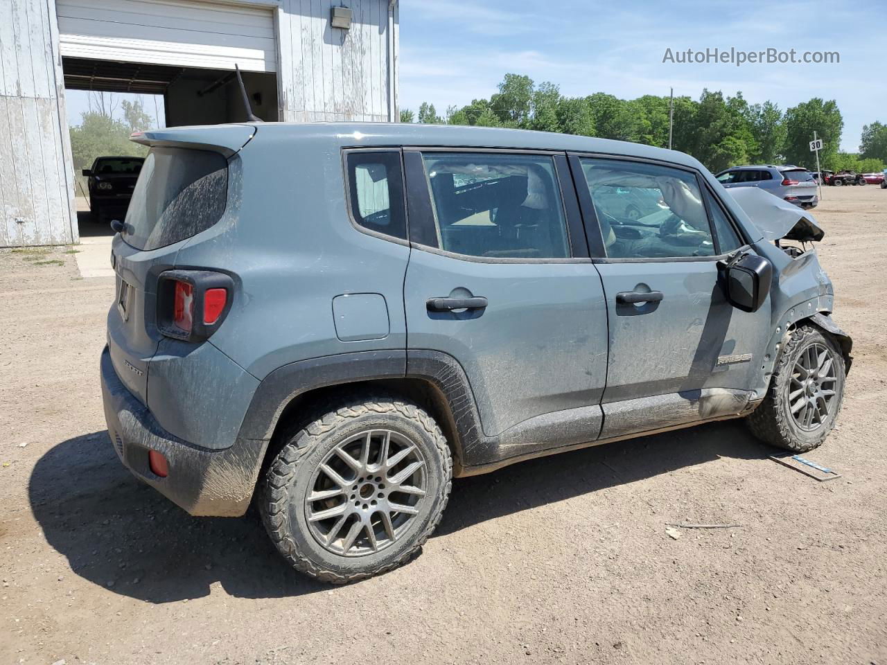 2018 Jeep Renegade Sport Blue vin: ZACCJBAH2JPH43989