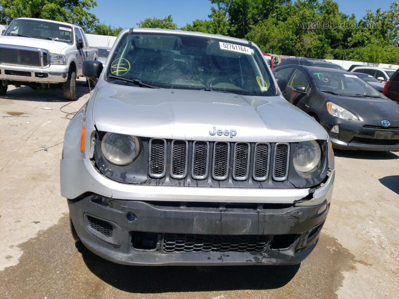 2018 Jeep Renegade Sport Silver vin: ZACCJBAH3JPH40910