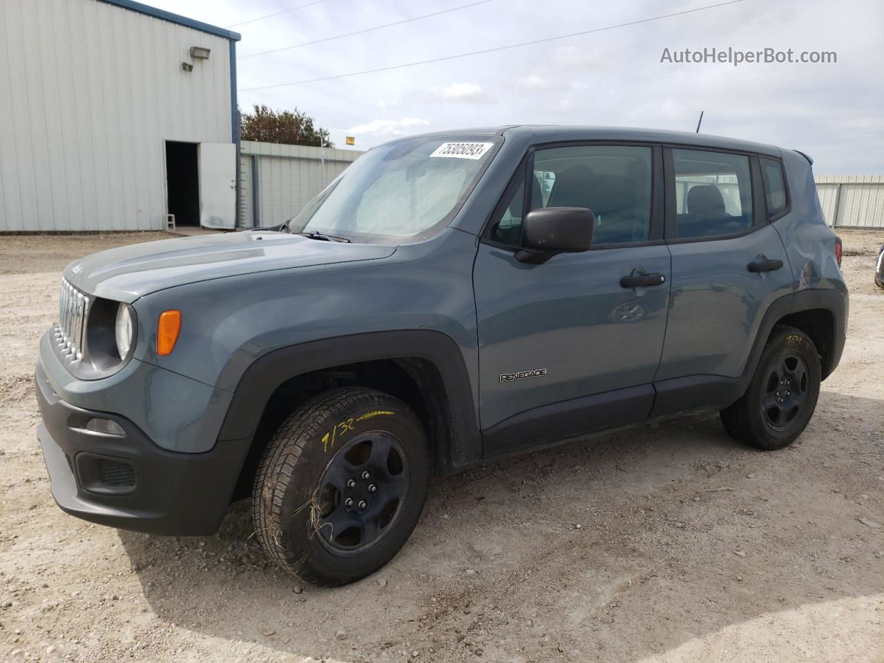 2018 Jeep Renegade Sport Gray vin: ZACCJBAH3JPJ00239