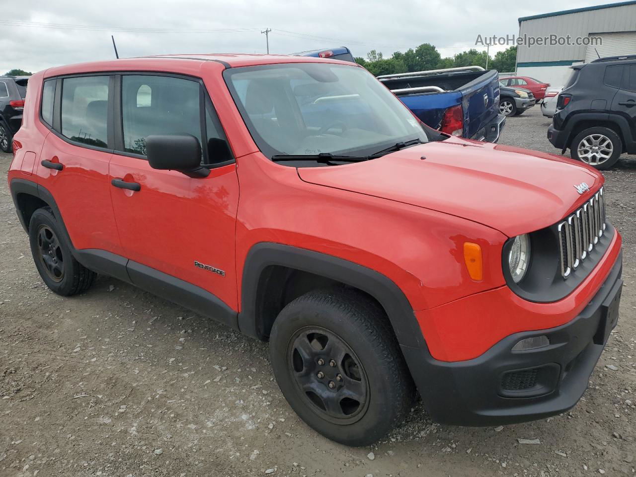 2018 Jeep Renegade Sport Красный vin: ZACCJBAH6JPH33708