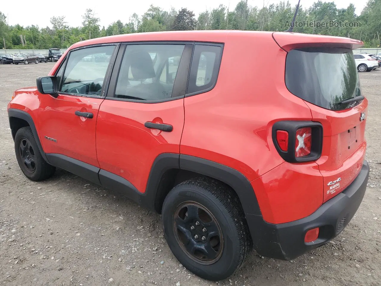 2018 Jeep Renegade Sport Красный vin: ZACCJBAH6JPH33708