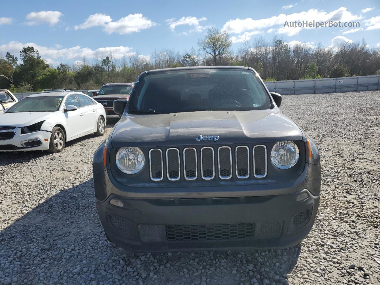 2018 Jeep Renegade Sport Gray vin: ZACCJBAH6JPH40710