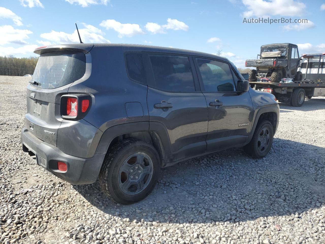 2018 Jeep Renegade Sport Gray vin: ZACCJBAH6JPH40710