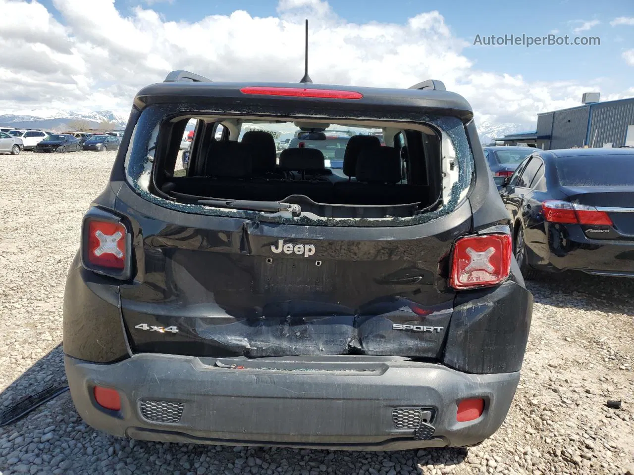 2017 Jeep Renegade Sport Black vin: ZACCJBAH7HPE89710