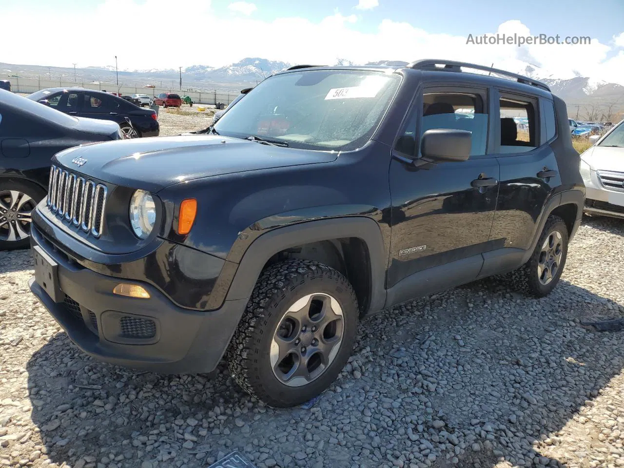 2017 Jeep Renegade Sport Black vin: ZACCJBAH7HPE89710